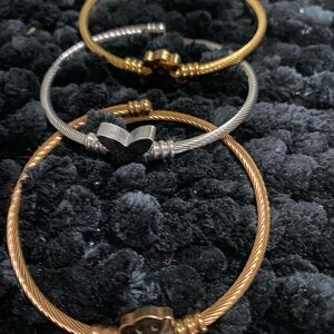 Elegant Gold and Silver Women's Bracelets